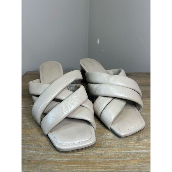 Anine Bing Women's Cade Mid Heel Slide Sandals - Picture 4 of 11